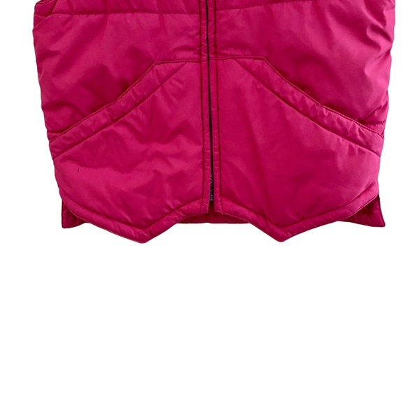 Vintage Walt Disney World Kids Pink Princess Embroidered Puffer Vest Size Small - Picture 5 of 7